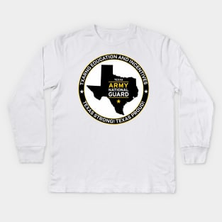 Texas Army National Guard 36th Infantry Division Arrowhead Kids Long Sleeve T-Shirt